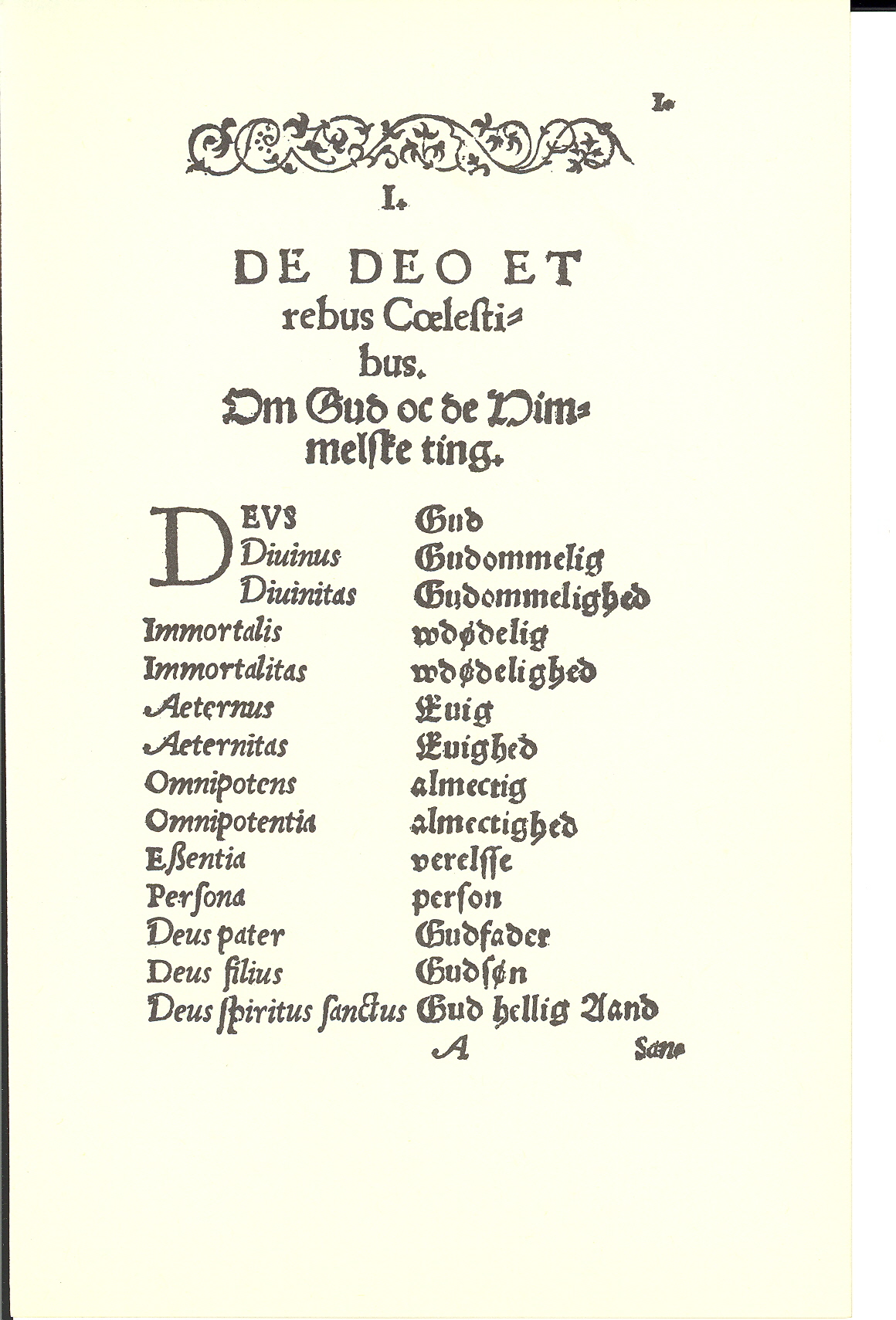 Tursen 1561, Side: 1